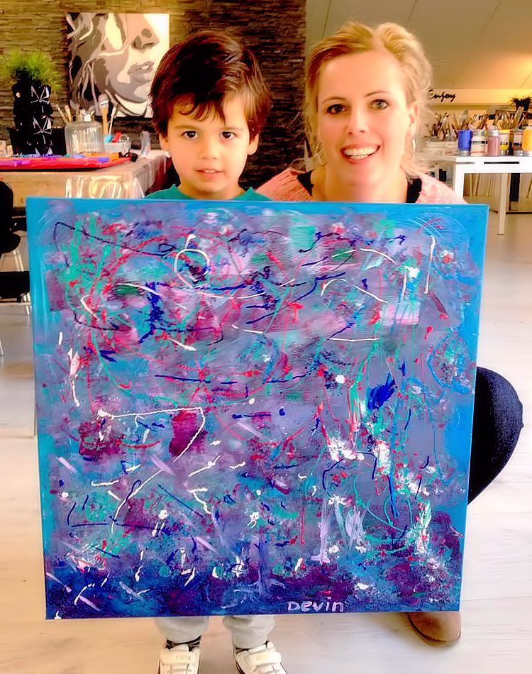 De vreemdeling Oproepen elleboog Anita Reijnders - Schilderen met je kind (eren)